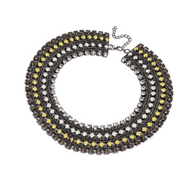 SOHI Women's Multicolour Party Statement Necklace