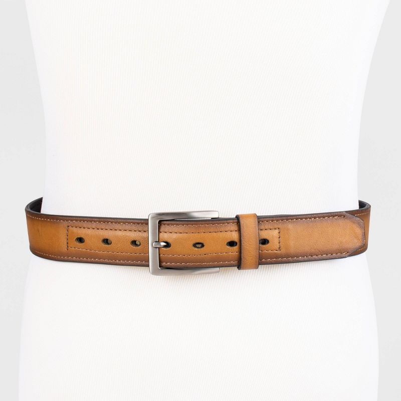 Dickies Men's Workwear Belt with Metal Logo Plaque - Brown, 5 of 6