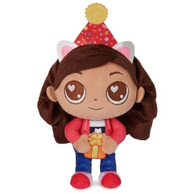 Gabby’s Dollhouse Celebration Gabby Girl 9-Inch Plush Toy, Official Stuffed Doll for Kids Ages 3 & Up, Soft Cuddly Collectible Gift for Girls & Boys