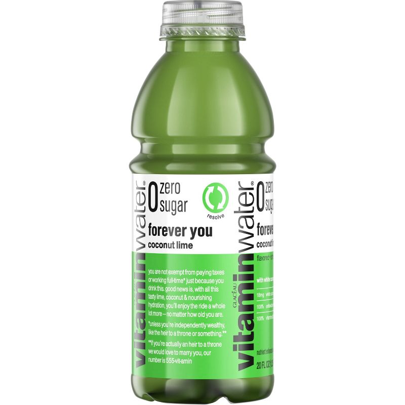 Vitaminwater Forever You Coconut Lime - 20 fl oz Bottle, 3 of 8
