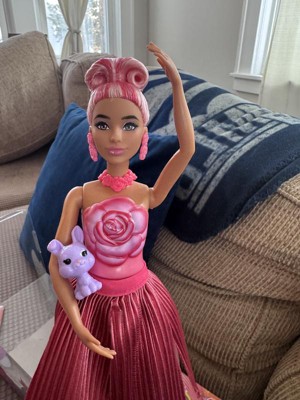 Barbie Petal Pop Scented Fashion Doll with Rose Dress, Reveal Accessories  like Bunny & More : Target