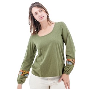 Aventura Clothing Women's Elsinore Embroidered Long Sleeve Top - 1 of 4