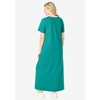 Woman Within Plus Size Perfect Short-Sleeve Scoopneck Maxi Tee Dress - 3 of 4