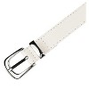 INSPIRE CHIC Women Faux Leather Gold/Silver Buckle Belt 0.9" Waist Belts for Jeans Pants Dresses - 2 of 4