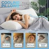 Itopfox Cooling Pillows for Sleeping 2 Pack, Shredded Memory Foam Bed Pillows, Cool Gel Pillow for Hot Sleepers Adjustable Firm Pillow for Side, Back - 4 of 4