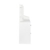 PAGED Dressing Table Fashionable Makeup Table with Mirror, Lights, 3 Drawers for Living Room, Bathroom, Dressing Room - 4 of 4
