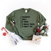 Simply Sage Market Women's Graphic Sweatshirt I Tried Nice List - 2 of 2