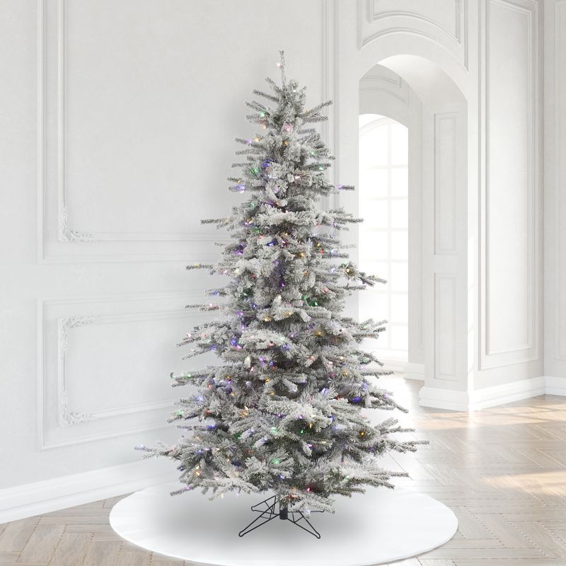 Vickerman Flocked Sierra Fir Artificial Christmas Tree, 5 of 7