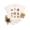 Simply Sage Market Women's Christmas Collage Short Sleeve Garment Dyed Tee - 2 of 2