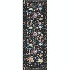 Area Rug, Washable Rugs for Living Room, Boho Floral Area Rug Low Pile Kitchen Rug, Non Slip Soft Indoor Flower Carpet for Nursery Bedroom - 4 of 4