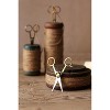Wooden Spools with Jute Twine and Scissors – 6.5"H Vintage Decorative Set (2 X Set of Three) By Kalalou - 3 of 3