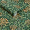 William Morris Honeysuckle Verde Wallpaper - 3 of 4