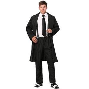 HalloweenCostumes.com Men's Black Zoot Suit Costume for Halloween and Themed Events - 1 of 2