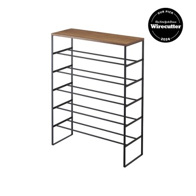 Yamazaki Home - Six-Tier Shoe Rack (34" H) - Steel