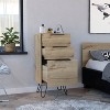 Christiane Dresser Beige - Boahaus: Slim, Modern Storage for Bedroom, 3 Drawers, Wood Laminate - 3 of 4