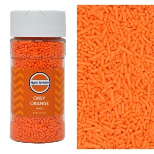 Mystic Sprinkles Only Orange Jimmies Sprinkles 3oz Bottle - 1 of 4