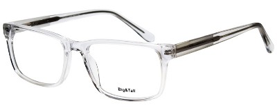 Big & Tall 21 Mens Rectangle Full Rim Designer Reading Glasses 57 mm