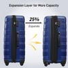 YONWAY 3 Piece Luggage sets, Expandable Lightweight Suitcase, Hardshell Suitcase with TSA Lock Spinner Wheels, 20" 24" 28" Luggage - 4 of 4
