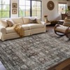 Traditional Machine Washable Area Rugs 5x7 Ultra-Soft Vintage Printed Throw Rugs Foldable Thin Indoor Carpet Non-Shedding Oriental Floor Cover - 2 of 4