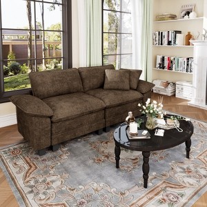Captiva Designs Modular 2-Seater Loveseat Sofa, 87.5" Deep Sectional for Living Room & Bedroom - 1 of 4