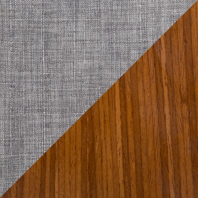 Modern Swivel Arm Chair in Light Grey with Metal Base