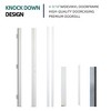 New Design Fiberglass Composite Door Right Hand Inswing Entrance Door White Exterior Front Entry Doors With 4-9/16 Frame - 4 of 4