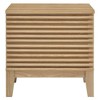 Modway Render 2-Drawer Nightstand - Mid-Century Modern Wood Bedside Table with Oak Finish and Splayed Legs - 3 of 4