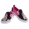 Disney Minnie Mouse Girls No Lace Shoes - Kids Disney Character Loafer Low top SlipOn Casual Tennis Canvas Sneakers (size 5-12 toddler - little kid) - 3 of 4