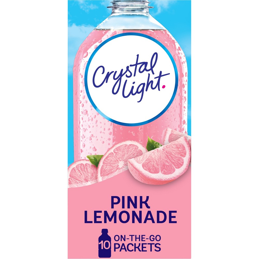 UPC 043000028865 product image for Crystal Light On The Go Natural Pink Lemonade Drink Mix - 10pk/0.13oz Pouches | upcitemdb.com