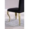 NicBex 2pc Dining Chair Upholstered Dining Room Furniture Side Chair with High Backfrest & Silver Metal Legs - 3 of 4