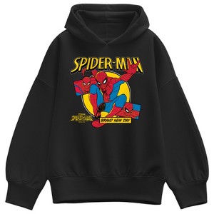 Women's - Spider-Man - Comic Page Oversized Fleece Hoodie