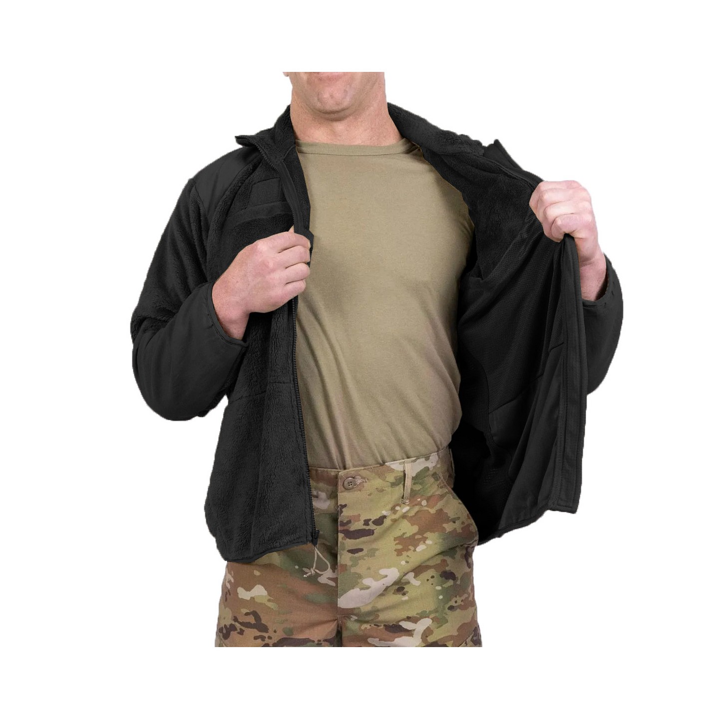 Мужские куртки Propper Gen III 100% Poly Fleece Jacket,Olive,M-R — фото 2
