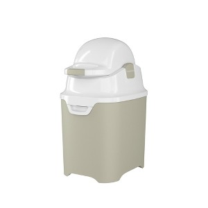 Foundations Mini Diaper Pail with Airtight Lid - Durable & Odorless Diaper Disposal, Holds up to 30 Newborn Diapers, Refill with Any Bags - 1 of 4