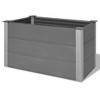 VidaXL Garden Raised Bed WPC 39.4 inches x19.7 inches x21.3 inches  Gray - 3 of 4