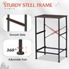 Nightstand with 2 Drawers, Bedside Furniture for Bedroom, College Dorm, End Table with Fabric Bins, Dormitory - 3 of 4