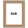 PosterPalooza | Photo Size Deco Brown Picture Frame - UV Acrylic, Foam Board Backing, Hanging Hardware - 2 of 4