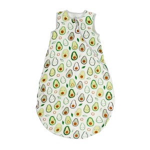 Loulou Lollipop Muslin Sleep Sack Wearable Blanket - Avocado 12-24M - 1 of 4
