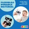 Joyfy Baby Bath Soft Books Black White Infant  Nontoxic Waterproof Newborn Toys Toddler Educational Learning Toys Baby Shower Montessori Sensory 8 Pcs - 4 of 4
