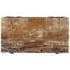 vidaXL Solid Reclaimed Wood Coffee Table with Steel Legs - 45.3"x23.6"x15.7" Multicolor, Rustic, Hand-Crafted, Two Layer Wood - 4 of 4