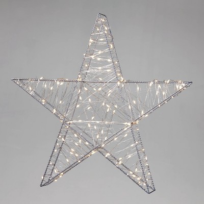 24in LED Dew Drop Star Frame Novelty Silhouette Light - Wondershop™