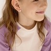 Girls' 6mm Prong Set Screw Back Sterling Silver Earrings - In Season Jewelry - 2 of 4