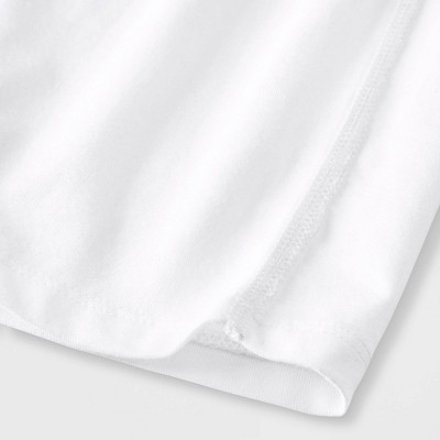 Cat & Jack Kids' 2pk Adaptive Long Sleeve Solid T-Shirt - Cat & Jack™ White/Pink M: Sensory Friendly, Cotton Blend, Crew Neck, Jersey Fabric — фото 4