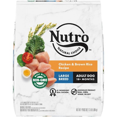 NUTRO Natural Choice Chicken and Brown Rice Recipe Large Breed Adult Dry Dog Food - 13lbs