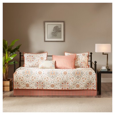 Ivory Microfiber Reversible Twin Daybed Cover Set