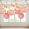 Big Dot of Happiness Sweet as a Peach - Fruit Themed Baby Shower or Birthday Party Hanging Decor - Party Decoration Swirls - Set of 40 - 3 of 4