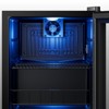 Yeego Beverage Refrigerator, Mini Beverage Fridge with Glass Door for Soda Beer or Drinks,62-65 Cans - 2 of 4