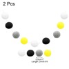 Unique Bargains Colorful Felt Ball Flexible Wear-resistant Pom Pom Garland 2 Pcs - 2 of 4