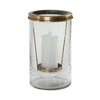 Etched Glass Candle Holder 8.5"H - 2 of 2