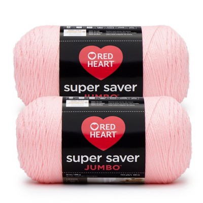 Red Heart Super Saver Yarn 12 Pack-Petal Pink