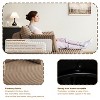 360° Swivel Chaise Lounge Lazy Accent Chair Cozy Sleeper Sofa Single Swivel Chair, Beige/Brown/Green/Black/Gray-ModernLuxe - 4 of 4